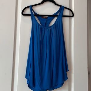 Blue lovely day racer back top